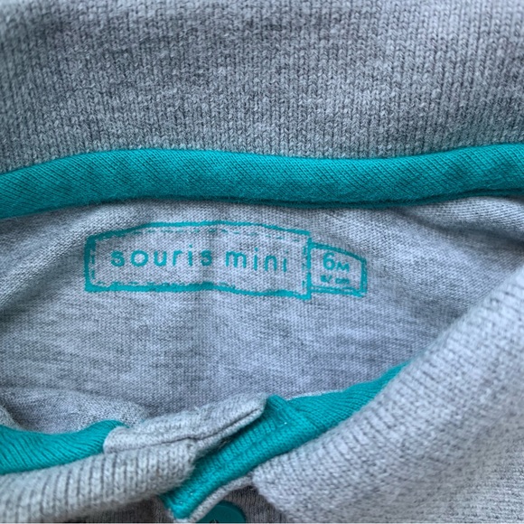 2/$10 SOURIS MINI Baby boy long sleeve top 6m - Picture 3 of 4